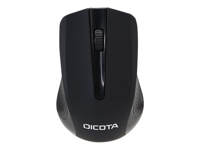 DICOTA Comfort - Mouse - optical - wireless - USB wireless receiver - black