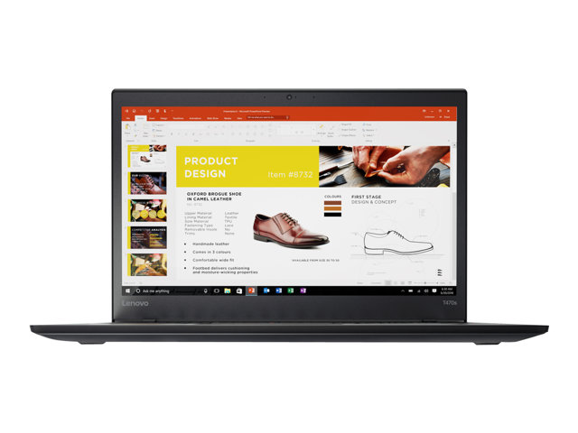 Lenovo ThinkPad T470s - 14" - Intel Core i5 - 7300U - vPro - 8 GB RAM - 256 GB SSD - UK