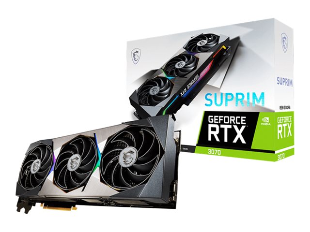 MSI GeForce RTX 3070 SUPRIM 8G - graphics card - GF RTX 3070 - 8 GB