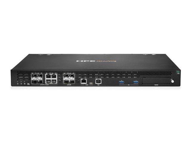 HPE Aruba 9106 - Gateway - hybrid - 6 ports - 10GbE - 1U - cloud-managed - BTO - desktop
