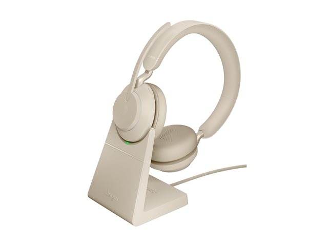 Jabra Evolve2 65 UC Stereo - headset - with charging stand