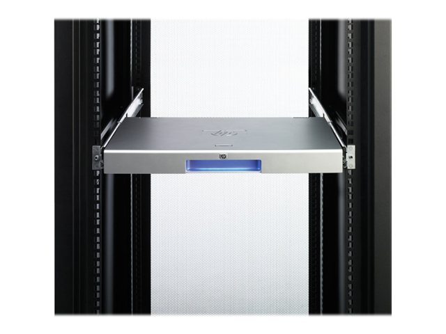 HPE 1U Rackmount Keyboard with USB - Keyboard - rack-mountable - PS/2, USB - US - silver - for ProLiant DL120 G6, DL320 G6, DL380 G6, DL380 Gen9, DL385 G5p, DL585 G6, DL785 G6, ML10 v2