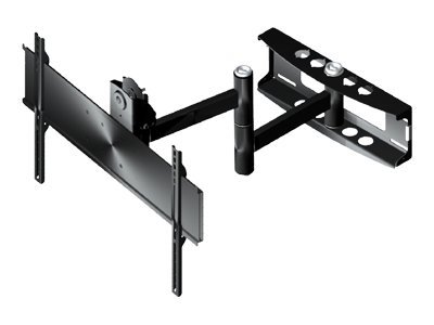 Peerless Full-Motion Plus Wall Mount PLA50-UNL mounting kit - for flat panel - black