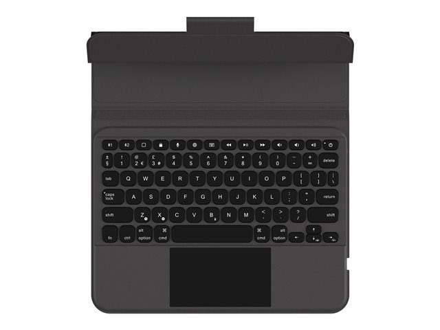 UAG Rugged Bluetooth Keyboard w/ Trackpad for iPad 10.2 UK English - Black/Ash - Keyboard and folio case (case) - with trackpad - Rugged - backlit - wireless - Bluetooth - UK - black, ash keyboard, black, ash case - bulk - for Apple 10.2-inch iPad (7th ge