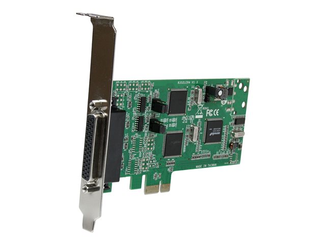 StarTech.com 4 Port PCI Express PCIe Serial Combo Card - serial adapter - PCIe - 4 ports