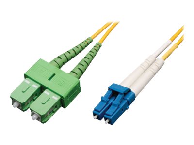 Eaton Tripp Lite Series Duplex Singlemode 9/125 Fiber Patch Cable (LC to SC/APC), 3M (10 ft.) - patch cable - 3 m - yellow