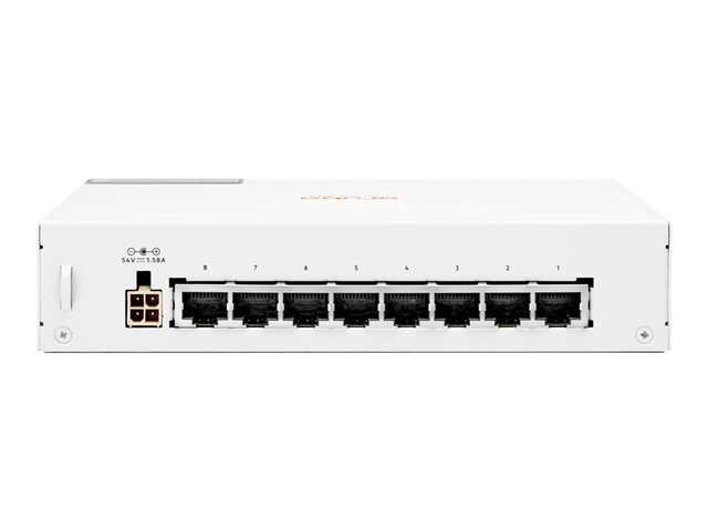 HPE Networking Instant On 1430 8G Class4 PoE 64W Switch - switch - 8 ports - unmanaged - rack-mountable