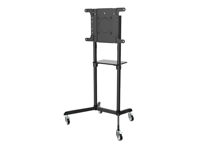 Eaton Tripp Lite Series Rolling TV/Monitor Cart for 37" to 70" Flat-Screen Displays, Rotating Portrait/Landscape Mount stand - full-motion - for TV / monitor - black