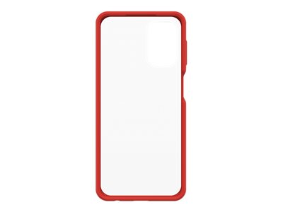 OtterBox React Samsung Galaxy A32 5G - Power Red - clear/red