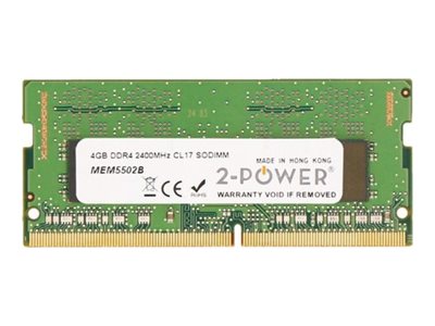2-Power - DDR4 - module - 4 GB - SO-DIMM 260-pin - 2400 MHz / PC4-19200 - unbuffered