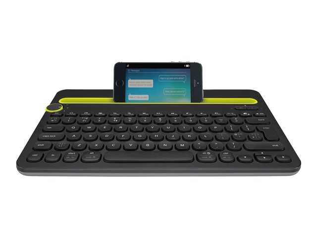 MULTI-DEVICE KEYBOARD K480 BLACK