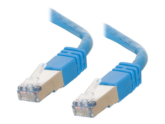 C2G Cat5e Booted Shielded (STP) Network Patch Cable - patch cable - 7 m - blue