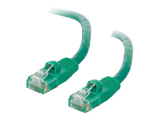 C2G Cat5e Booted Unshielded (UTP) Network Patch Cable - patch cable - 7 m - green