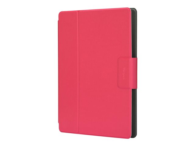 Targus Safe Fit Universal 360° Rotating - Flip cover for tablet - polyurethane - pink - 9" - 10.5"