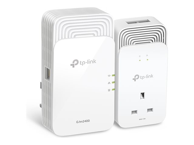 TP-Link PGW2440 KIT V1 - powerline adapter kit - Wi-Fi 6 - wall-pluggable