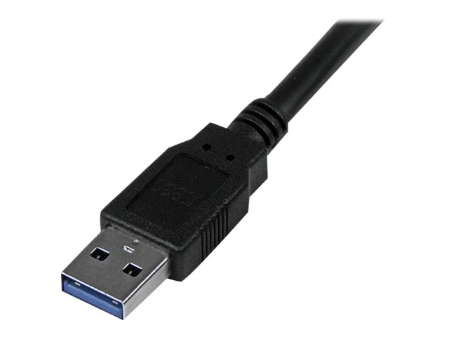 StarTech 3m Black SuperSpeed USB 3.0 Cable A to B M/M - USB cable - USB Type B (M) to USB Type A (M) - USB 3.0 - 3 m - molded - black