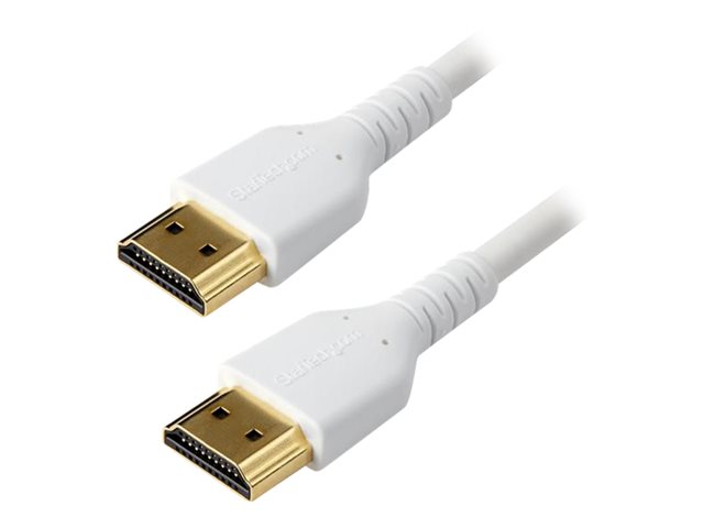 Startech - Premium High Speed - HDMI cable with Ethernet - HDMI male to HDMI male - 2 m - white - for P/N: TB3DKM2HDL