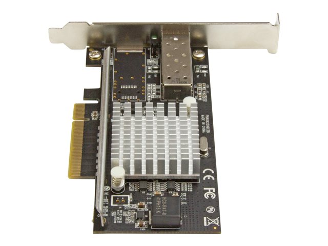 StarTech.com 10G Network Card - 1x 10G Open SFP+ Multimode LC Fiber Connector - Intel 82599 Chip - Gigabit Ethernet Card (PEX10000SRI) - network adapter - PCIe x8