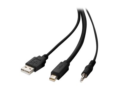 Belkin Secure KVM Combo Cable - video / USB / audio cable - 1.83 m