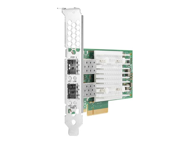 Broadcom BCM57412 - Network adapter - PCIe 3.0 x8 - 1Gb Ethernet / 10Gb Ethernet SFP+ x 2 - for ProLiant DL20 Gen10, DL325 Gen10, DL360 Gen10, DL380 Gen10, ML30 Gen10, XL220n Gen10