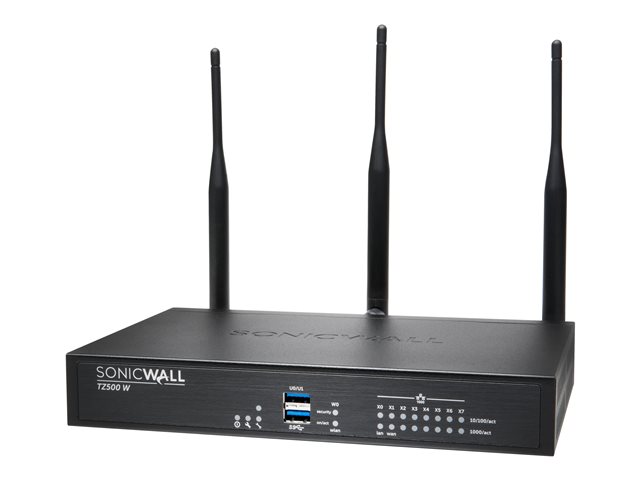 SonicWall TZ500W - Advanced Edition - security appliance - Wi-Fi 5 - with 1 year Advanced Threat Detection