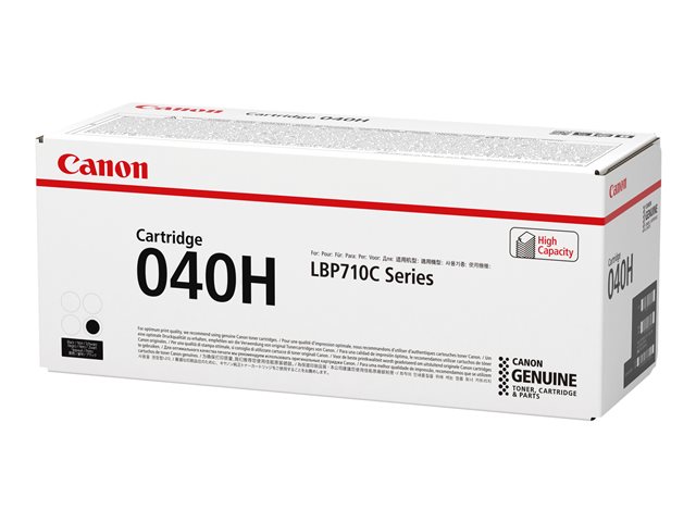 Canon 040 H - High capacity - black - original - toner cartridge - for imageCLASS LBP712Cdn