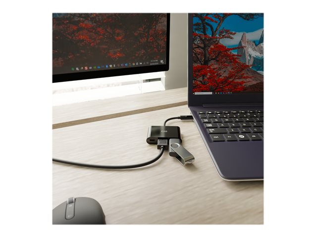 C2G USB C Docking Station with 4K HDMI, USB, and USB C - Power Delivery up to 60W - docking station - USB-C / Thunderbolt 3 - HDMI