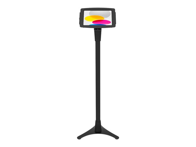 Compulocks iPad 10th-11th (A16) Gen Space Enclosure Portable Floor Stand Black mounting kit - portable - for tablet - height-adjustable - black