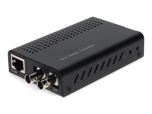 AddOn 1Gbs 1 RJ-45 to 1 ST Media Converter - Fibre media converter - 1GbE - 100Base-TX, 10Base-T, 1000Base-TX, 1000Base-SX - RJ-45 / ST multi-mode - up to 550 m - 850 nm