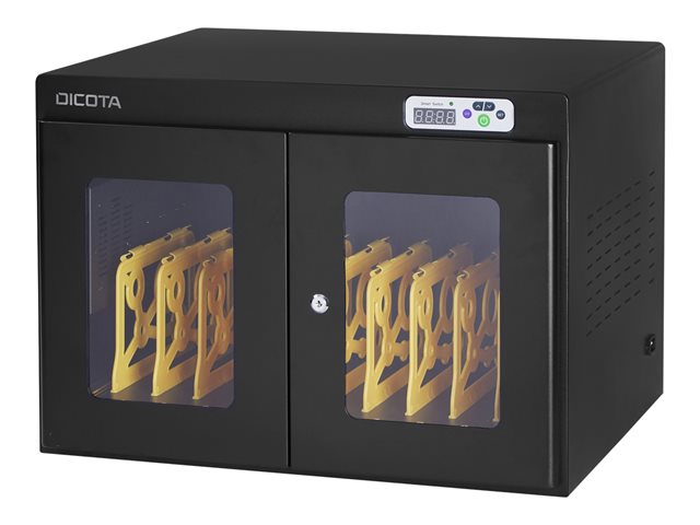 DICOTA cabinet unit - for 10 notebooks/tablets - black
