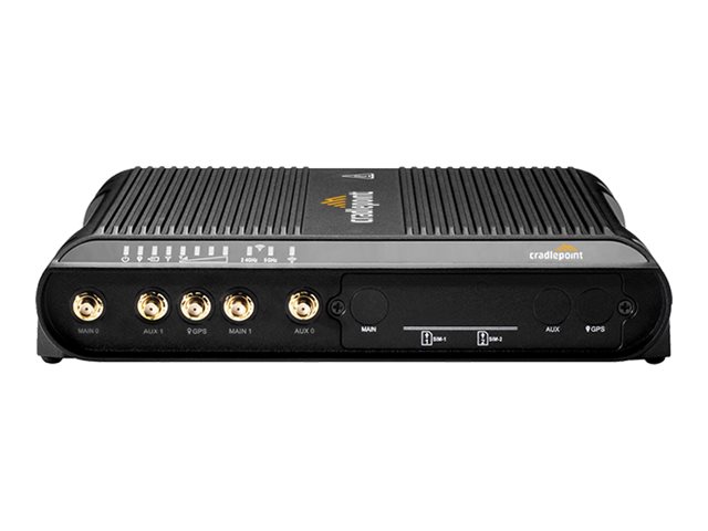 Cradlepoint COR IBR1700-1200M-B - Wireless router - WWAN 5-port switch - 1GbE - Wi-Fi 5 - Dual Band - with 1 year NetCloud Mobile Essentials Plan