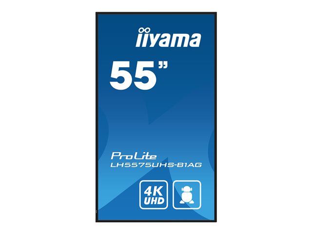 55" Black Large Format Display 4K 500cd/m2 24/7 3x HDMI