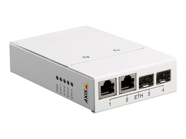 AXIS T8604 Media Converter Switch - fibre media converter - 10Mb LAN, 100Mb LAN, 1GbE