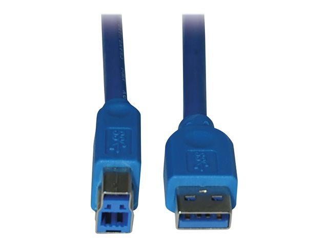Eaton Tripp Lite Series USB 3.2 Gen 1 SuperSpeed Device Cable (A to B M/M), 3 ft. (0.91 m) - USB cable - USB Type A to USB Type B - 91 cm