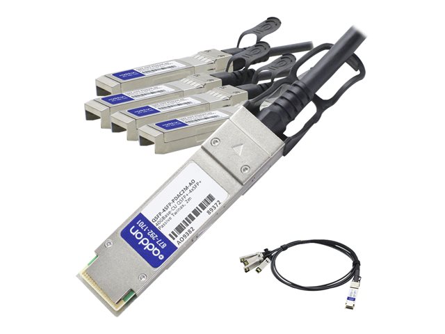 MSA + TAA COMPLIANT DAC 2M 40G-CU PASSIVE QSFP+/4XSFP+