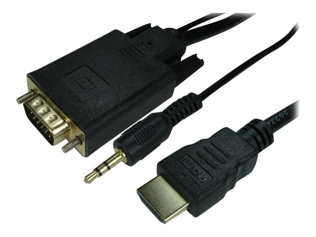 Cables Direct 77HDMI-VGCBL - display / audio cable - 1 m