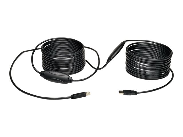Eaton Tripp Lite Series USB 3.0 SuperSpeed Active Repeater Cable (A to B M/M), 36 ft. (10.97 m) - USB cable - USB Type B to USB Type A - 11 m