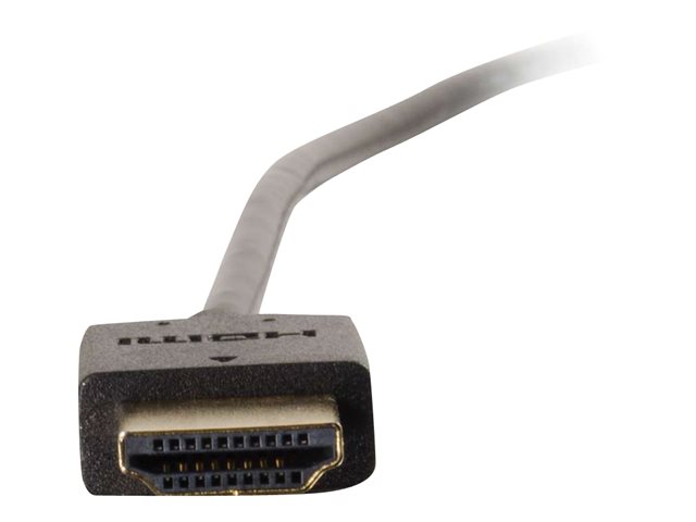C2G 0.3m Ultra Flexible High Speed HDMI Cable with Low Profile Connectors - HDMI cable with Ethernet - 30 cm