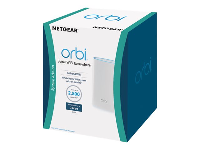 NETGEAR Add-on High-performance AC3000 Tri-band WiFi Satellite - Wi-Fi range extender - Wi-Fi 5