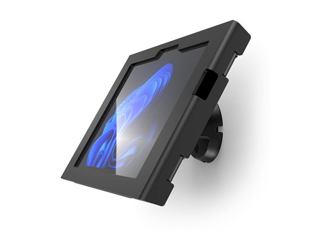 Compulocks Surface GO 1-4 Gen Apex Enclosure Tilting Wall Mount - Mounting kit (enclosure) - exposed front/back camera and sensors, tilting - for tablet - lockable - black - wall-mountable