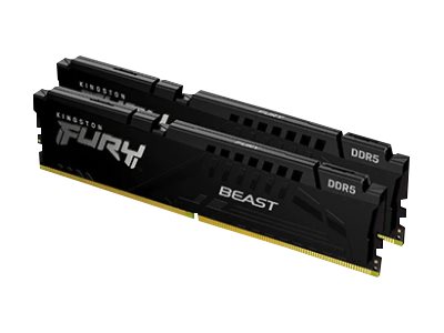 Kingston FURY Beast - DDR5 - kit - 16 GB: 2 x 8 GB - DIMM 288-pin - 5200 MHz / PC5-41600 - unbuffered