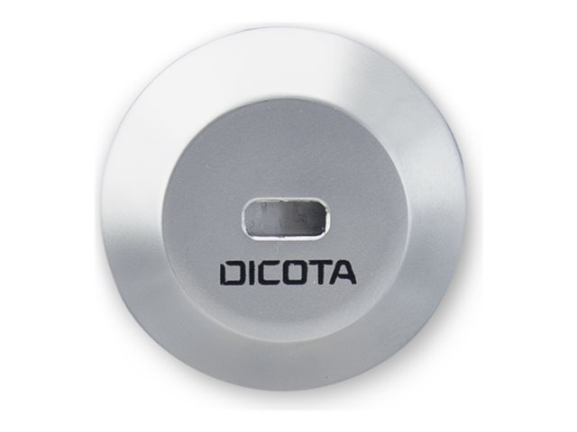 DICOTA - Laptop lock anchor plate - for T-Lock - silver