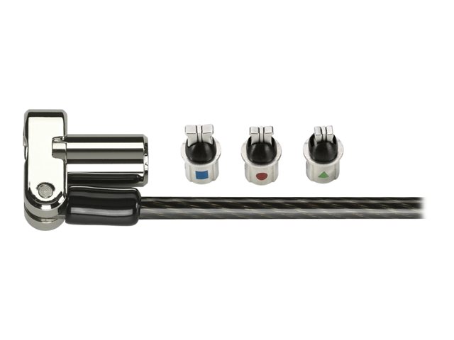 Kensington Universal 3-in-1 Keyed Laptop Lock - Security cable lock - 1.8 m