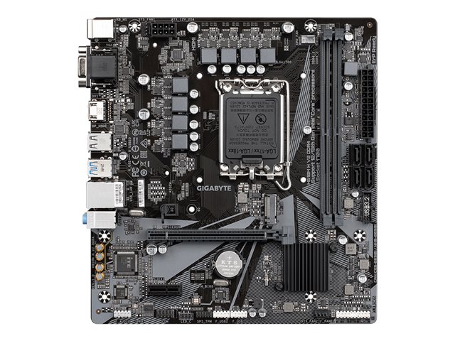 Gigabyte H610M H V2 DDR4 - 1.0 - motherboard - micro ATX - LGA1700 Socket - H610
