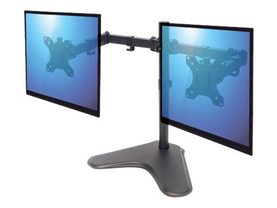 TV/MONITOR DESK MOUNT 2 SCREENS 27IN DESK VESA TO 100X100MM