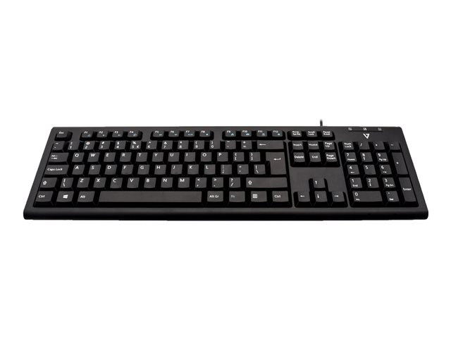 V7 KU200UK - keyboard - UK - black Input Device