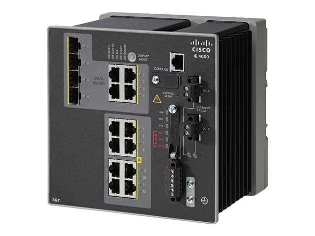 Cisco Industrial Ethernet 4000 Series - switch - 12 ports - Managed - TAA Compliant