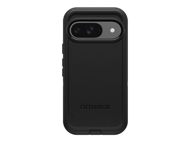 OtterBox Defender Series - Back cover for mobile phone - rugged - polycarbonate, thermoplastic elastomer (TPE) - black - for Google Pixel 9, 9 Pro