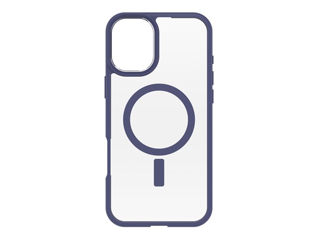 OtterBox React Series - Back cover for mobile phone - MagSafe compatibility - polycarbonate layer, thermoplastic elastomer (TPE) - denver dusk purple - for Apple iPhone 16 Plus
