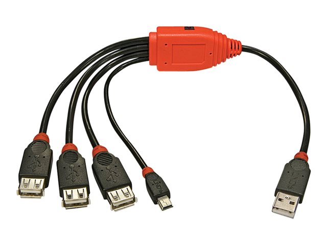 USB2.04PORTCABLEHUB3XUSBAF&1XUSBMIN